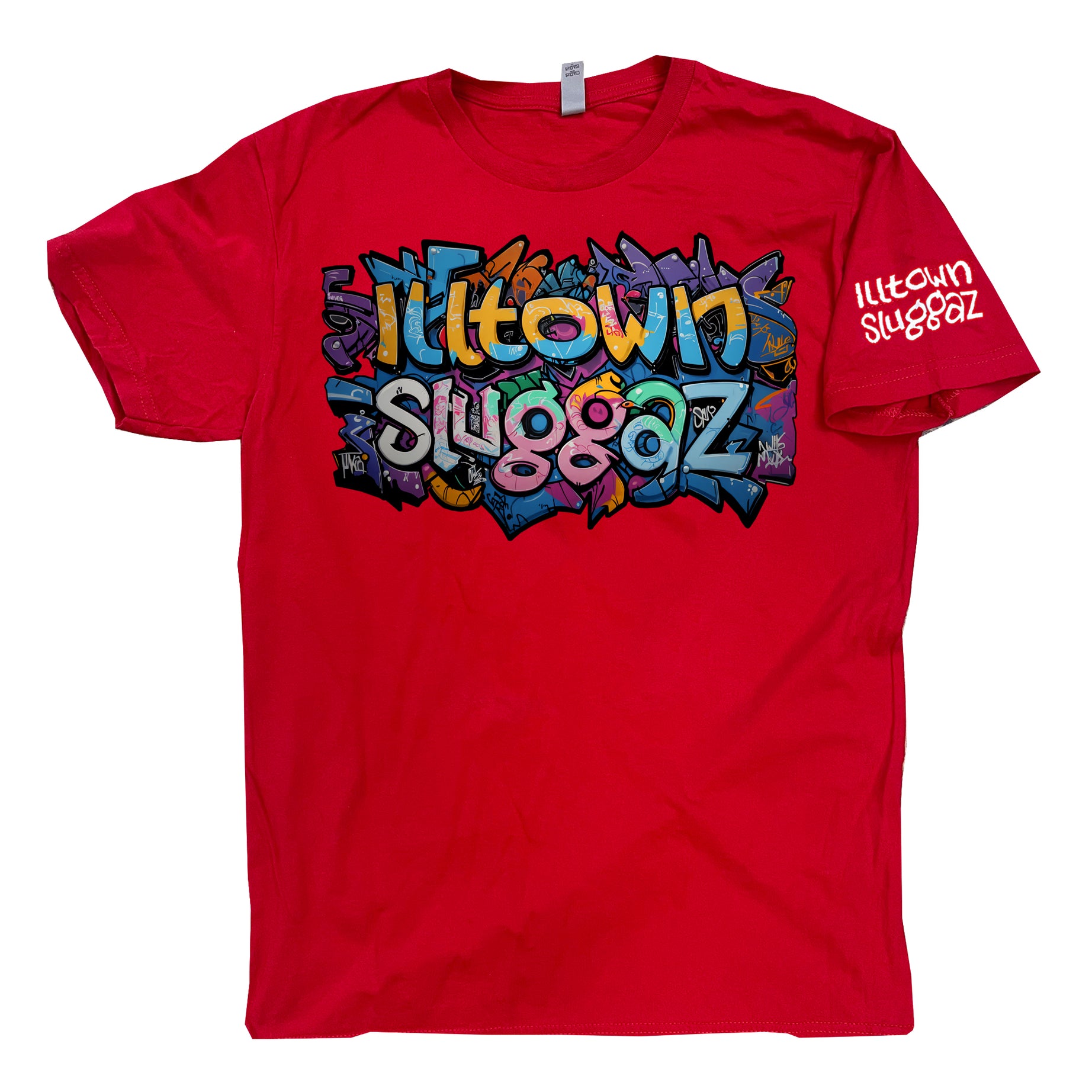 Illtown Sluggaz - AI Graffit Tee - Red Edition